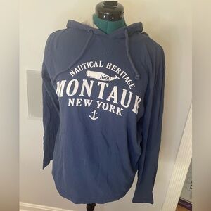 Super Soft Montauk Navy Hoodie